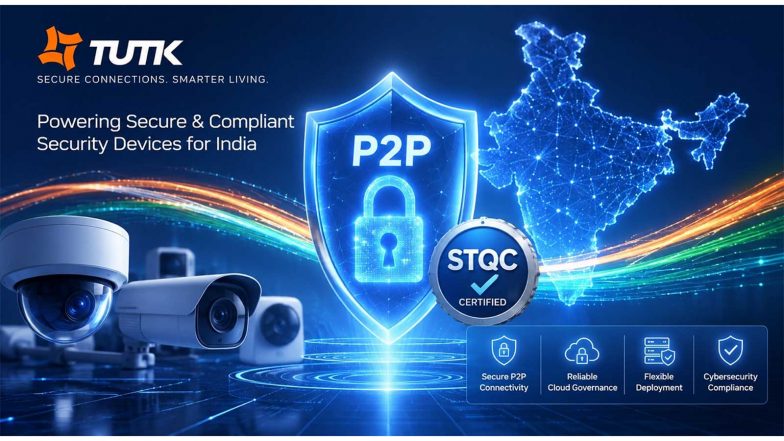Business News | TUTK Helps Indian Security Customers Achieve STQC Cybersecurity Certification