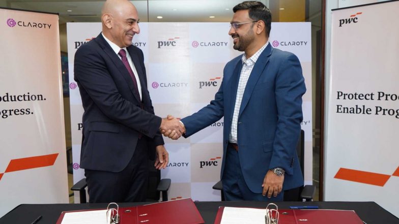 Business News | PwC India Announces Strategic Alliance With Claroty for OT and Connected Environment Cybersecurity
