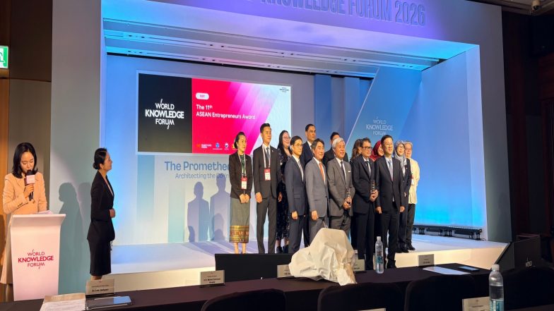 World News | Vietnamese and Philippine Business Leaders Don Lam and Jose Ma Concepcion III Honoured with 11th ASEAN Entrepreneur Award at World Knowledge Forum in Seoul
