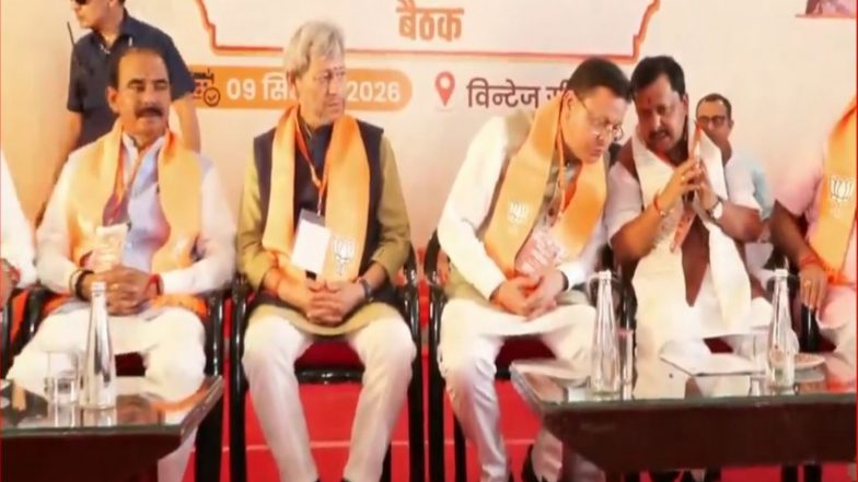 India News | BJP Chief Nitin Nabin, CM Dhami Attend Extended State Working Committee Meeting in Haldwani