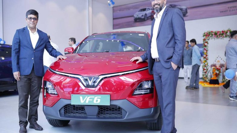 Business News | World EV Day: VinFast CEO Unveils VF 6 & VF 7 as Velocity Fintrust Opens India’s Largest Showroom in Noida.