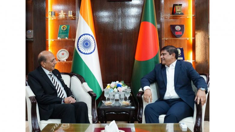 World News | Bangladesh Important for Deep Military, Strategic Ties: Indian Envoy Trivedi During Meeting with Rahman's Advisor