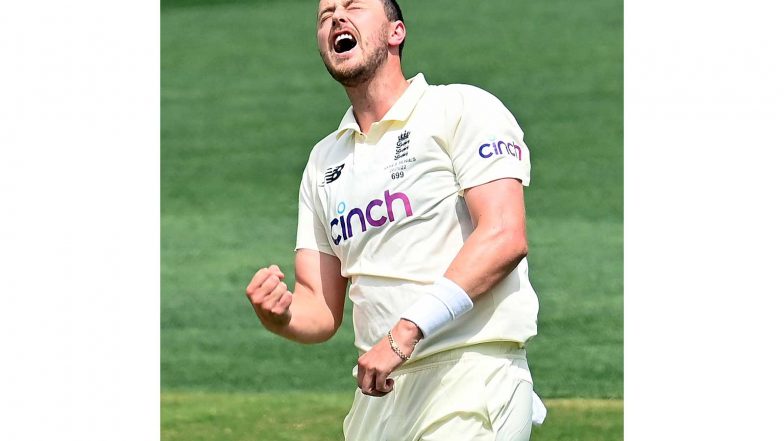 Sports News | England Vs Pakistan: Ollie Robinson Boasts Best Test Bowling Average Since World War I After Reaching 100 Wickets