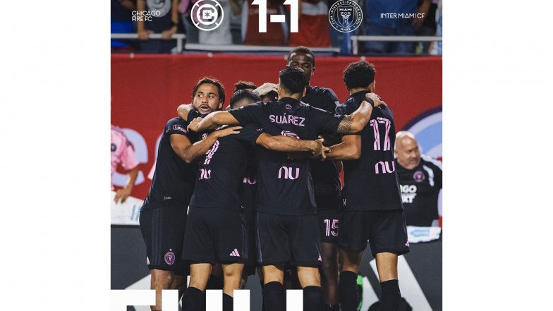 Sports News | MLS: Messi, Casemiro Guide Inter Miami to 1-1 Draw Against Chicago FC
