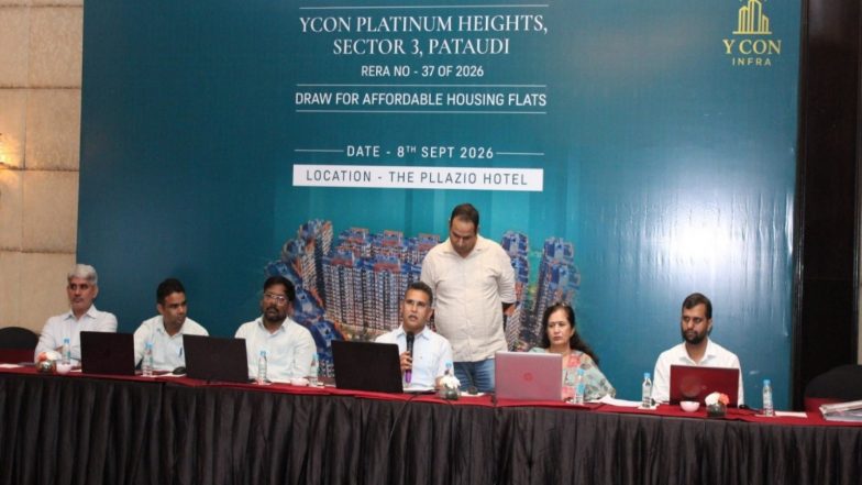 Business News | YCON Infra Conducts Draw for 1,956 Homes at Platinum Heights in Pataudi