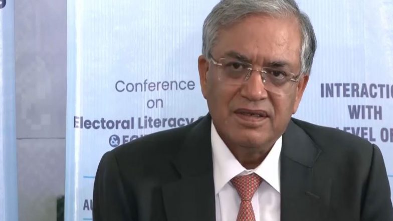 India News | CEC Gyanesh Kumar Begins Gujarat Visit to Engage with Members of Ahmedabad Management Association, BLOs