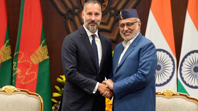World News | VP Radhakrishnan, Prince Rahim Aga Khan V Reaffirm Need to Eradicate Radicalisation, Dialogue Path to Peace During Talks