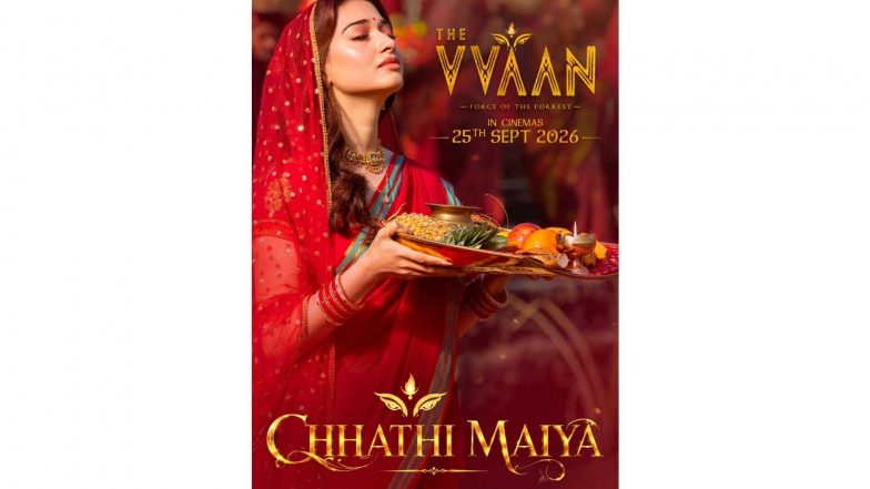 Entertainment News | 'The Vvaan': Tamannaah Features in 'Chhath' Special Song 