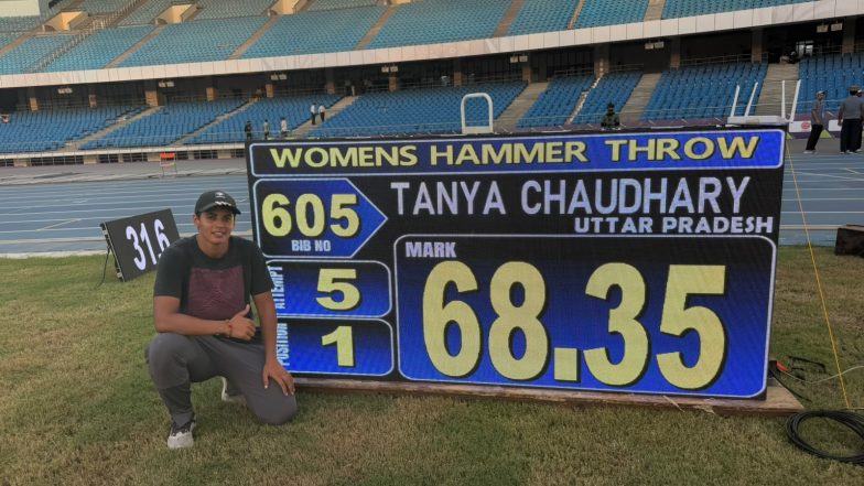 Sports News | Indian Athletics Final Series: Nirbhay Choudhary Breaks National Record in Hammer Throw as Asian Games-bound Stars Shine