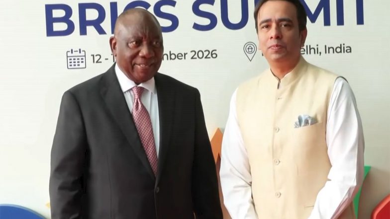 World News | South African President Cyril Ramaphosa, Uganda Vice President Jessica Alupo Arrive in Delhi Ahead of 18th BRICS Summit