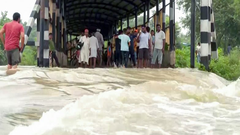 India News | Moradabad: Ramganga River Floods Cause Heavy Crop and Land Losses for Villagers