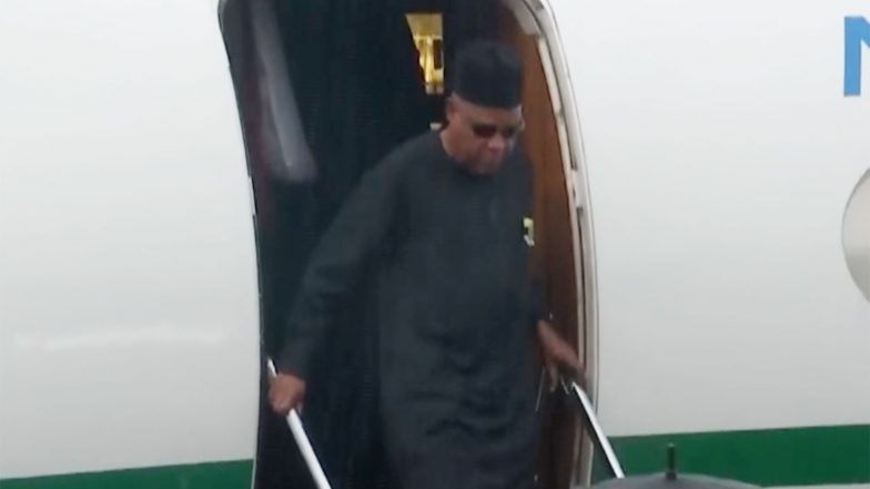 World News | Nigerian VP Shettima Arrives in Delhi to Attend 18th BRICS Summit