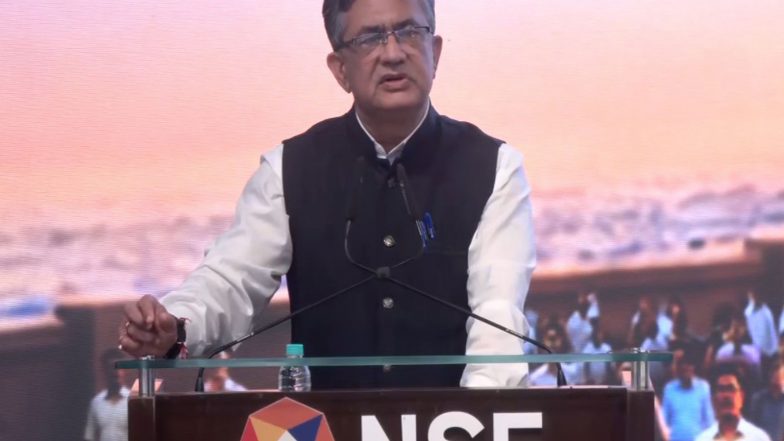 Business News | Ahead of IPO, NSE CEO Highlights Scale; Says Exchange Handles Around 30 Crore Trades on a Good Day