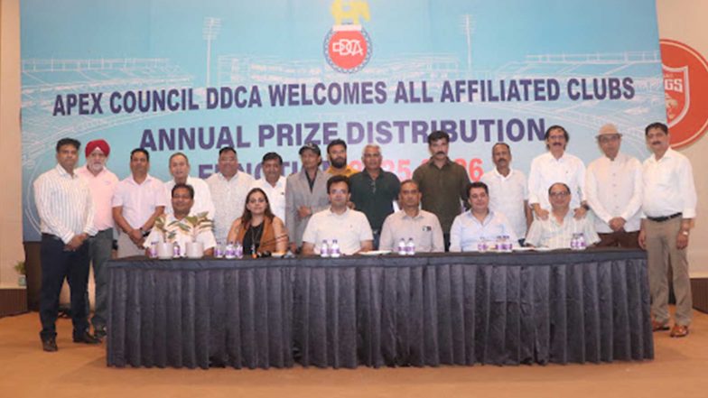 Sports News | DDCA Awards Rs 1.43 Crore Prize Money to Clubs, Players for 2025-26 Season