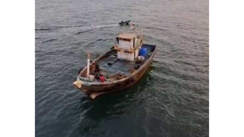 India News | ICG Foils Illicit Diesel Smuggling Bid Near Offshore Oil Rig off Mumbai Coast; ₹10 Lakh Cash, Contraband Seized