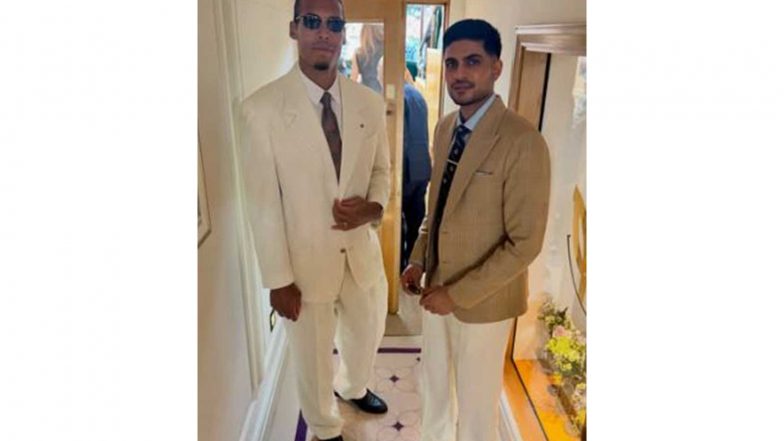 Sports News | Shubman Gill Meets Liverpool Captain Virgil Van Dijk, Shares Picture on Instagram