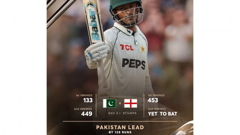 Sports News | ENG Vs PAK, 3rd Test: Razaullah-Abbas Blitz Entertains as Hosts Set 130 to Win After Pakistan's Fightback
