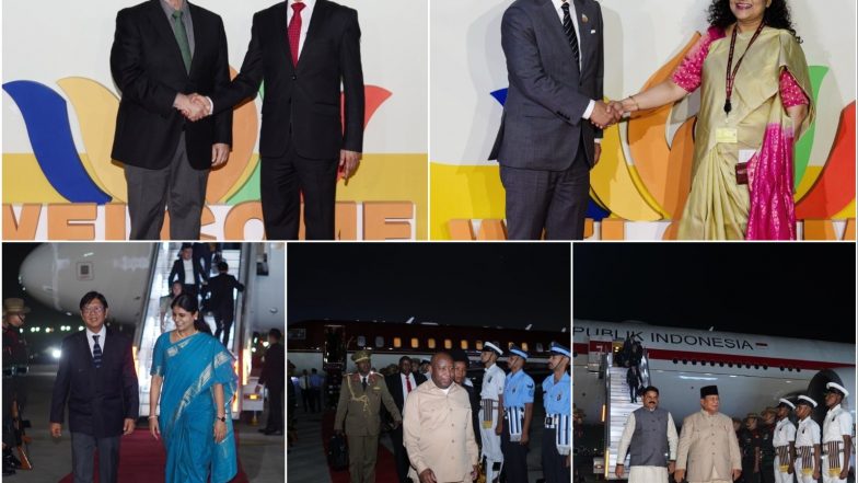 World News | Leaders from Indonesia, Thailand, Philippines, Burundi and Cuba Arrive in New Delhi for BRICS Summit