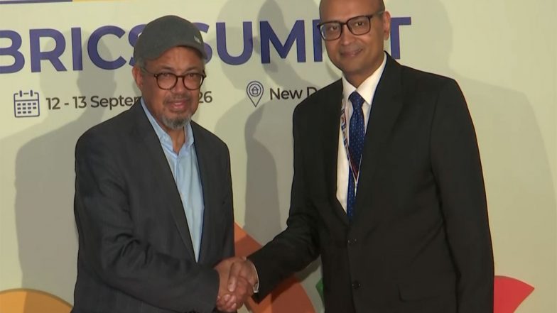 World News | WHO Director-General Tedros Adhanom Ghebreyesus Arrives in New Delhi for BRICS Summit