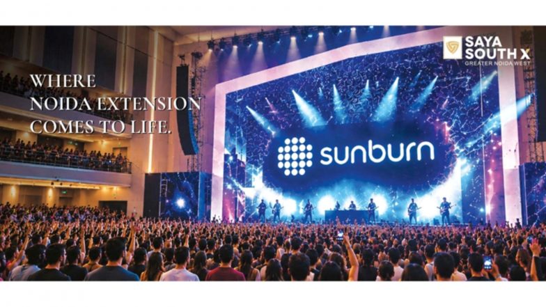 Business News | Goa’s Sunburn to Make NCR Debut with 20,000 Sq. Ft. Nightclub at Saya SouthX, Greater Noida West