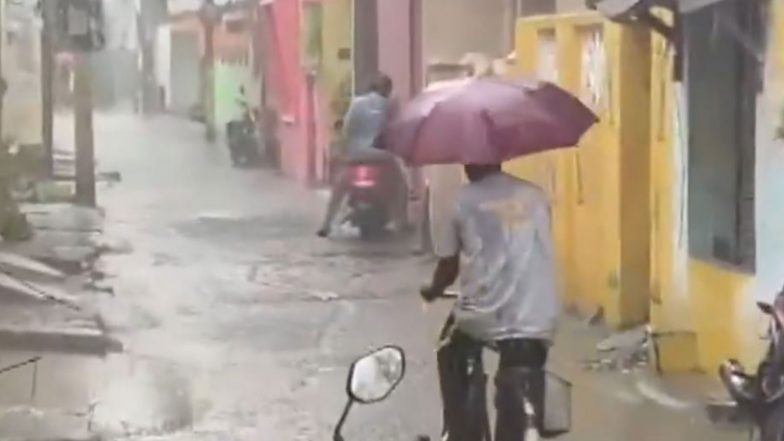 India News | Odisha: Low-pressure System Triggers Heavy Downpours; IMD Issues Orange Alert