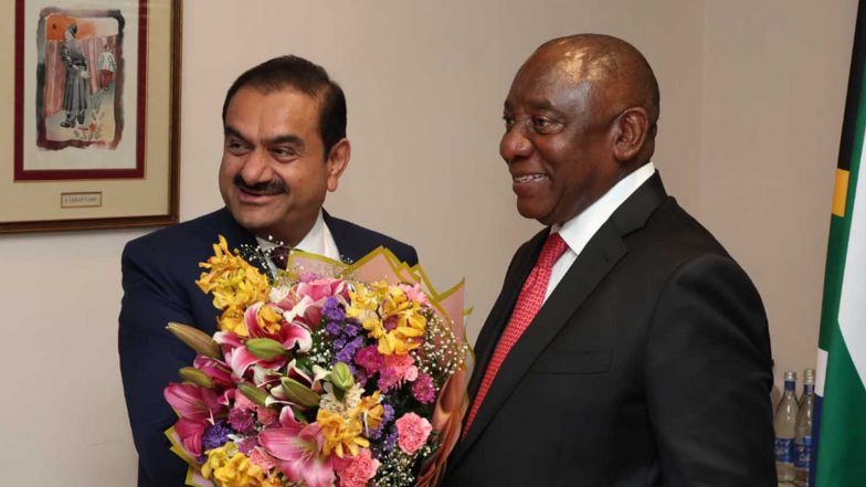 Business News | South African President Meets Gautam Adani on Sidelines of BRICS Summit 2026