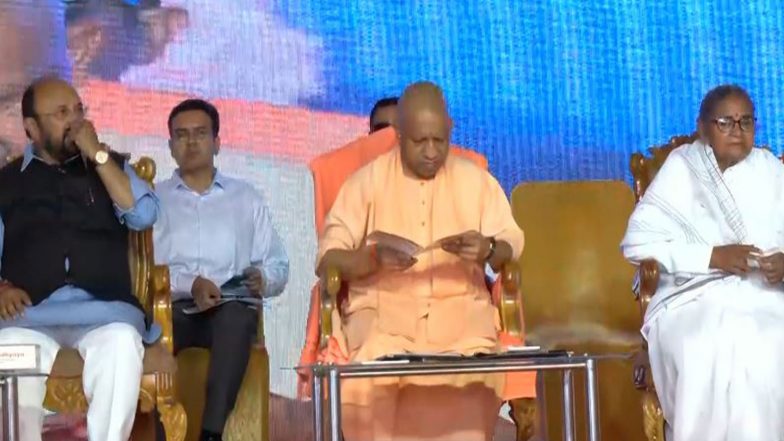 India News | UP CM Yogi Adityanath Inaugurates 5th Gomti Book Festival-2026 at Lucknow University