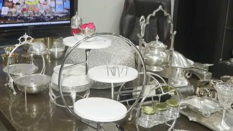 Entertainment News | Silver-plated Elegance: Jaipur Company Prepares Special Tableware for BRICS Summit 2026
