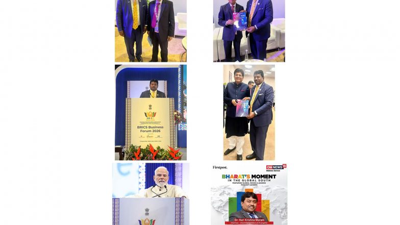 Business News | Dr. Hari Krishna Maram at the 18th BRICS Leaders’ Summit, New Delhi