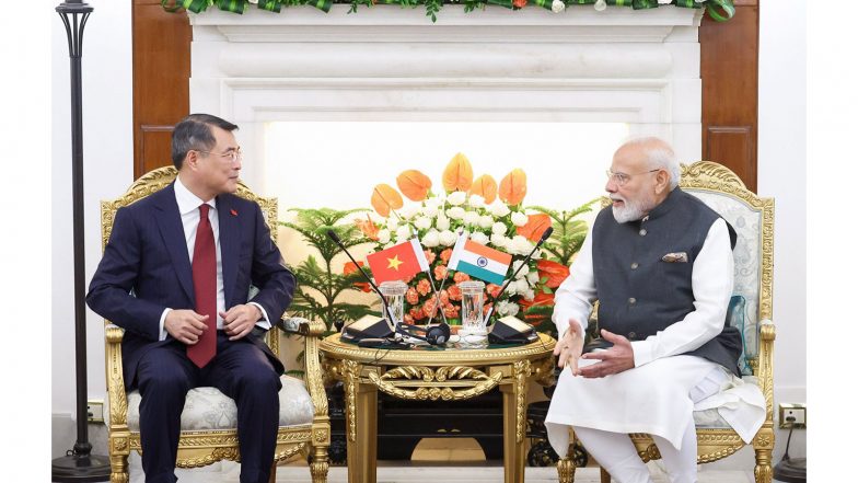 World News | India, Vietnam Reaffirm Commitment to Further Strengthen Partnership as PM Modi Meets Counterpart on BRICS Sidelines
