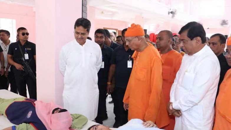 India News | Tripura CM Encourages Blood Donors at Ramakrishna Mission Camp