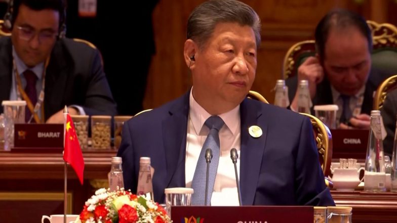 World News | BRICS Summit 2026 : Xi Jinping Calls on BRICS Nations to Take on Peace Maker Role Amid West Asia Conflict