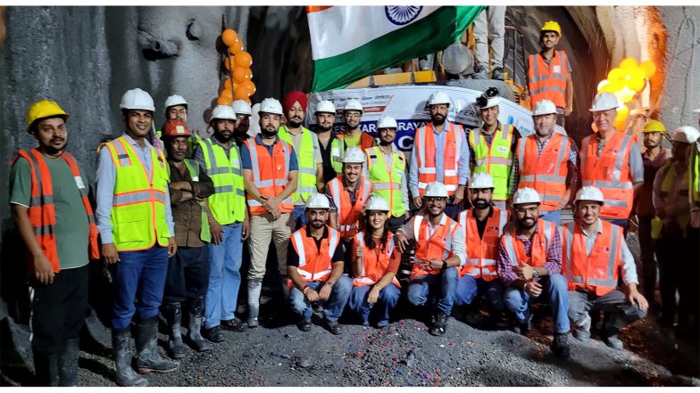 India News | RVNL Achieves 41st Tunnel Breakthrough in Rishikesh-Karnprayag Rail Project