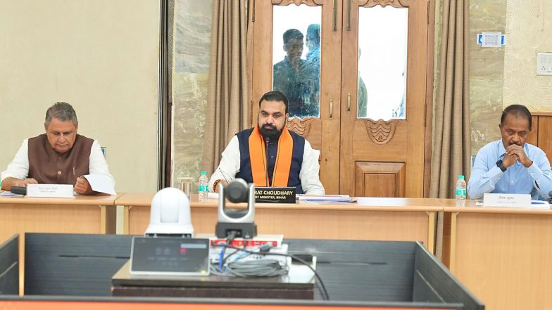 India News | Bihar CM Samrat Choudhary Reviews Preparation for ‘Seva Sankalp Abhiyan’ 