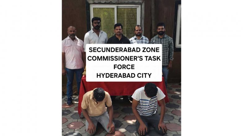 India News | Two Inter-state Drug Peddlers Arrested with Hash Oil, 21.2 Kg Ganja in Hyderabad