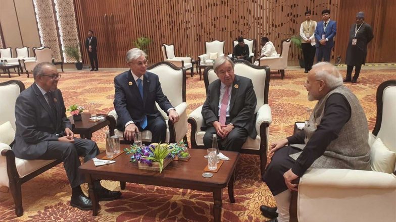 World News | WHO Director-General Thanks PM Modi, BRICS Leaders for Commitment to Universal Health Coverage