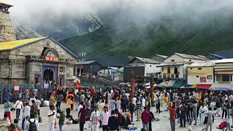 India News | Security Stepped Up for Kedarnath Yatra Phase 2; Route Near Chirbasa Helipad Remain Blocked