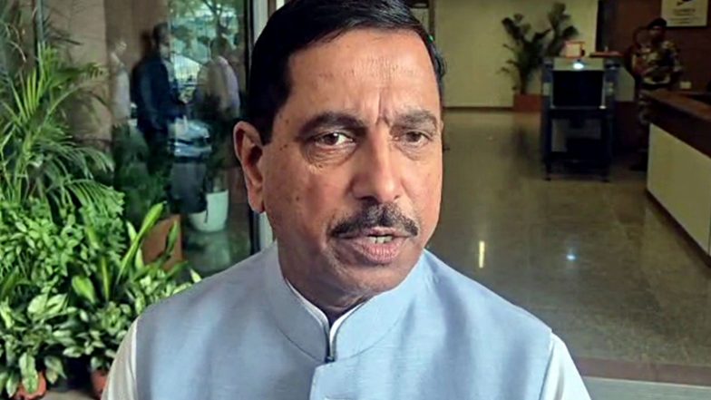 India News | Pralhad Joshi Accuses DK Shivakumar Govt of Appeasement Politics, Seeks Action over Alleged Restriction on Ganesh Chaturthi Procession