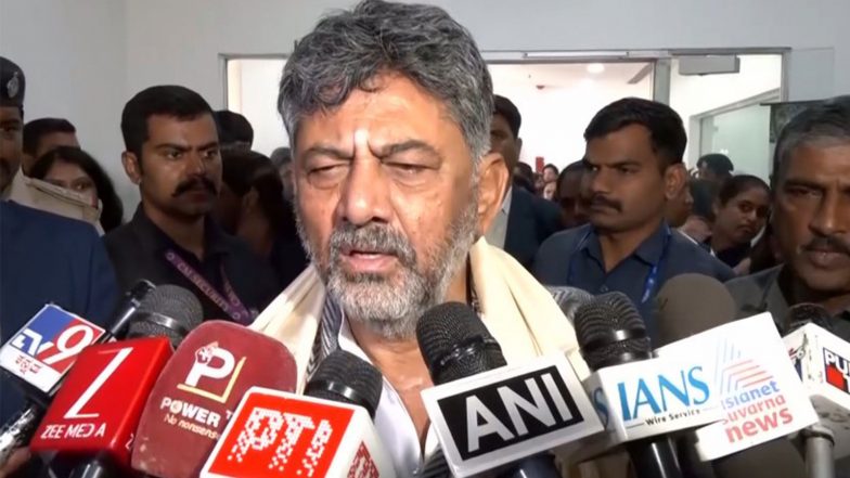 India News | Haldwani ‘purification’ Row: DK Shivakumar Questions FIR Against Rahul Gandhi, Says “democracy is Not Alive”