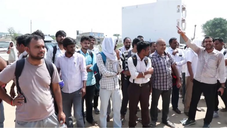 India News | Rajasthan SET 2026: Candidates Walk out from Examination Centre in Jaipur over Alleged Delay in Paper Distribution