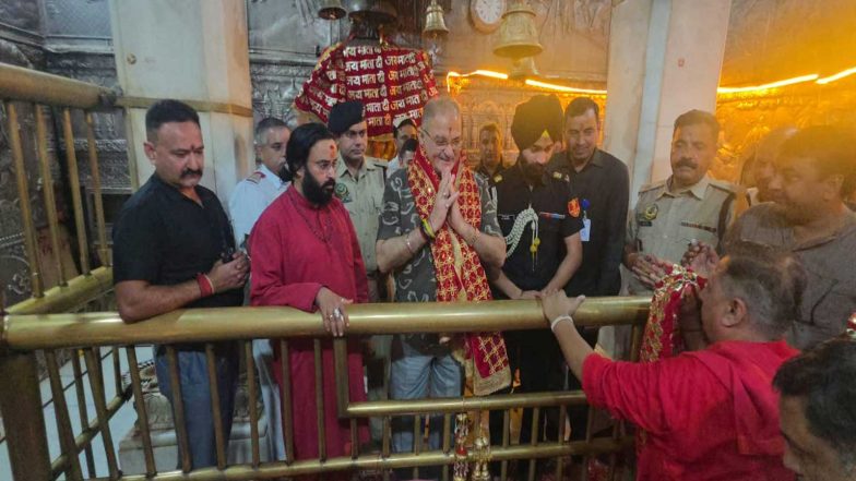 India News | Himachal Governor Pays Obeisance at Jwalamukhi Temple