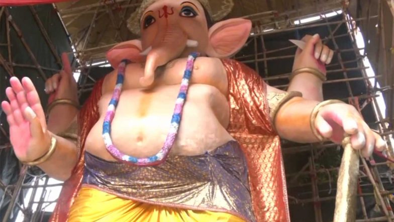 Entertainment News | Assam's 45-feet-tall Ganpati Idol Offers Tribute to Late Singing Icon Zubeen Garg