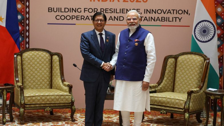 World News | PM Modi, Philippines President Agree to Advance Ties Under Strategic Partnership; PM Welcomes Manila’s Decision to Join CDRI During Talks