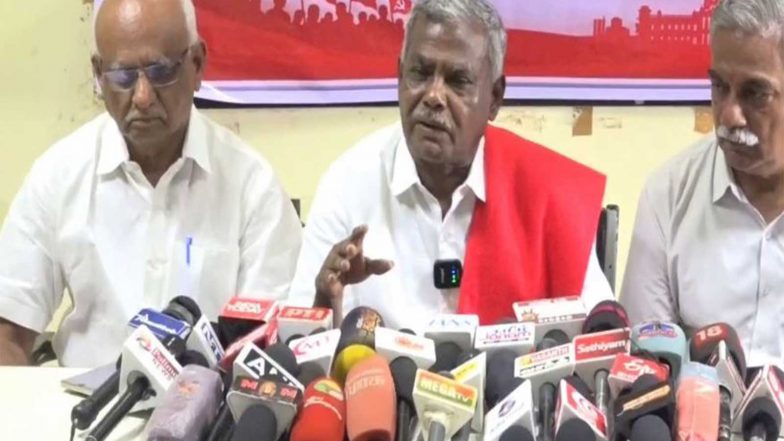 India News | CPI(M), CPI, CPI(ML) to Contest Madurantakam, Dharapuram Bypolls Separately: CPI(M) State Secretary Shanmugam  