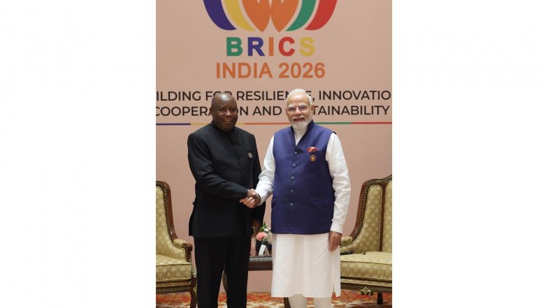 World News | PM Modi, Burundi President Reaffirm India-AU Partnership, Discuss Early IAFS-IV Summit
