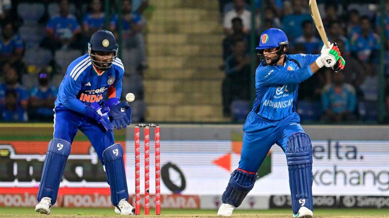 Sports News | Omarzai’s 64* Rescues Afghanistan from Early Collapse; India Need 157 Runs to Win 1st T20I