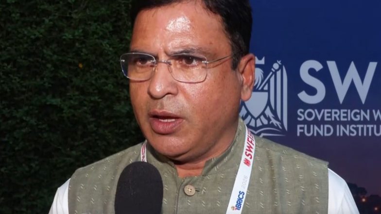 Business News | Maharashtra MoS Ashish Jaiswal Pitches Mumbai to Host Next BRICS Summit, Seeks Data-centre Investments