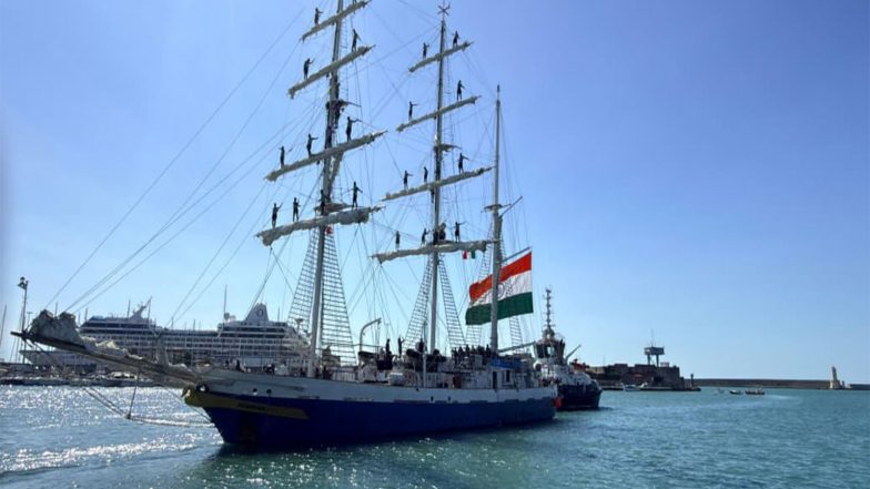 World News | INS Sudarshini Sets Sail from Italy, Carries Spirit of Maritime Partnership and Vision of MAHASAGAR