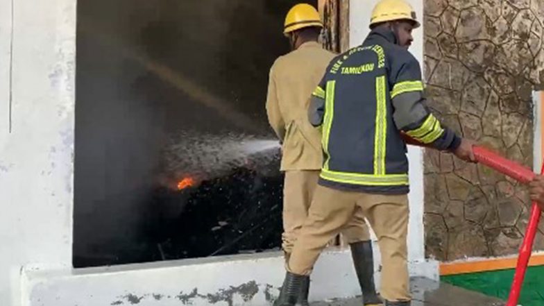India News | Tamil Nadu: Fire Breaks out at Food Corporation of India Warehouse in Thoothukudi