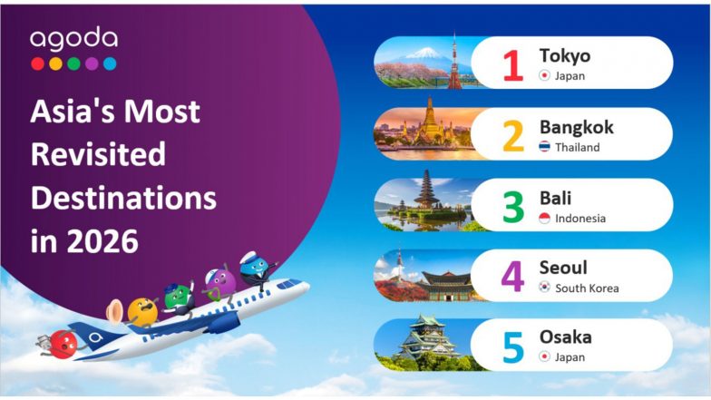 Business News | Agoda Unveils 2026 Return Visitor Ranking: New Delhi Leads India, Tokyo Tops Asia